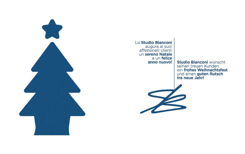Lo Studio Bianconi augura ai suoi clienti un sereno Natale e un felice anno nuovo!